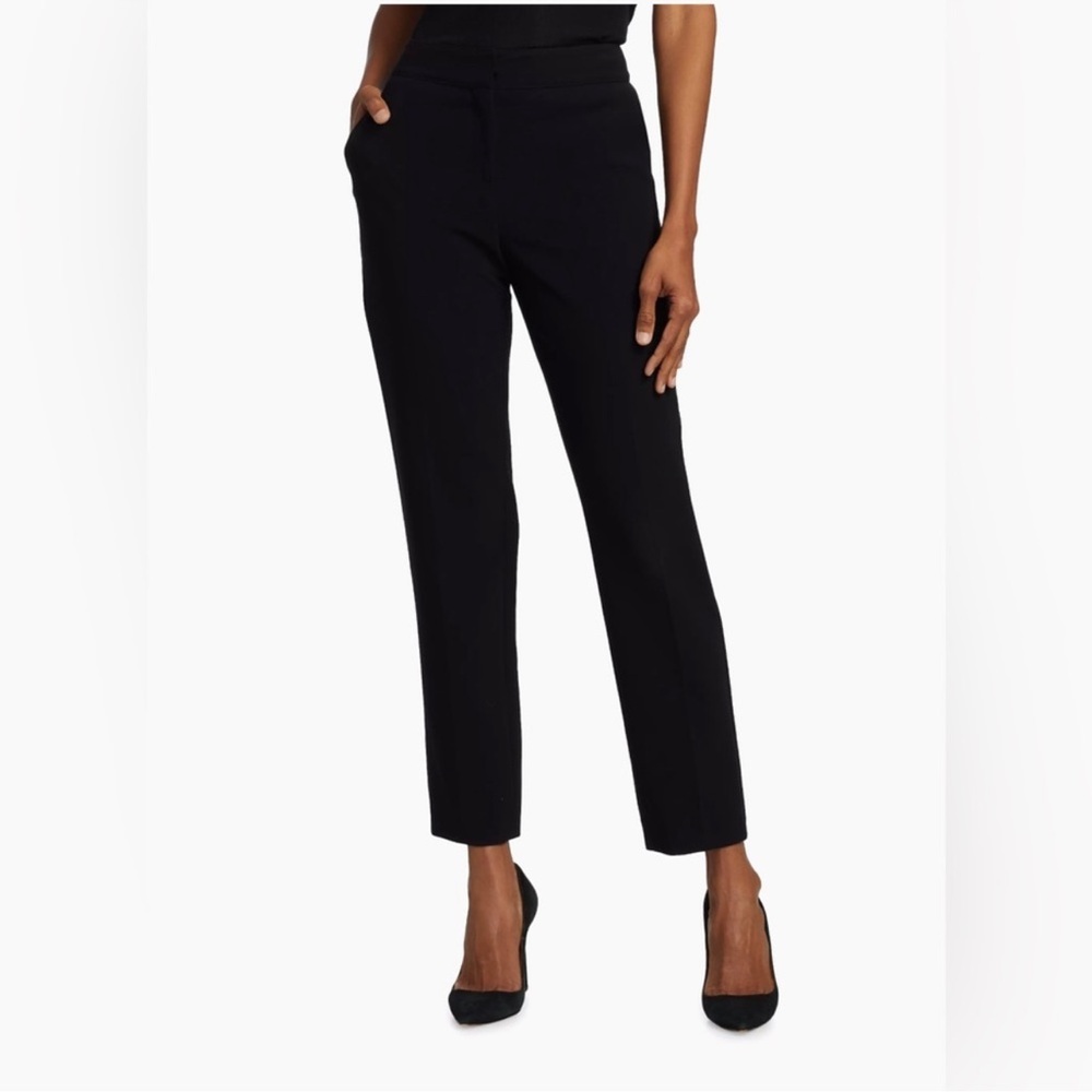 St. John Caviar Black  Ankle Pants